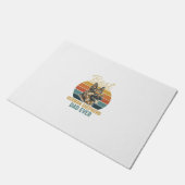 German Shepherd Dad Vintage Sunset Shirt Design ドアマット (アングル)