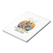 German Shepherd Dad Vintage Sunset Shirt Design ノートパッド (回転)