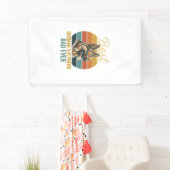 German Shepherd Dad Vintage Sunset Shirt Design 横断幕 (インサイチュ)