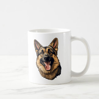 German Shepherd - Deutscher Schäferhund コーヒーマグカップ