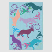 German Shepherd Dog  薄葉紙 (正面)