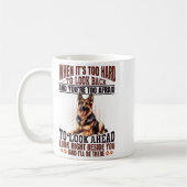 German Shepherd Dog Breed When It´s Too Hard To Lo コーヒーマグカップ (左)