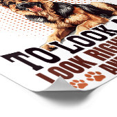 German Shepherd Dog Breed When It´s Too Hard To Lo ポスター (角)