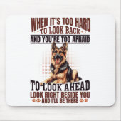 German Shepherd Dog Breed When It´s Too Hard To Lo マウスパッド (正面)