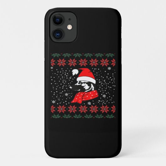 German Shepherd Dog Christmas Case-Mate iPhoneケース (裏面)