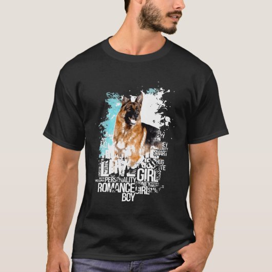 German Shepherd Dog Cool Tシャツ (正面)