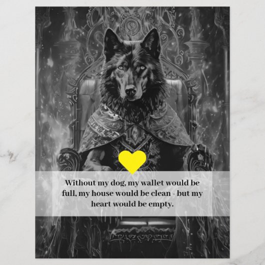 German Shepherd Dog Flyer  チラシ (裏面)