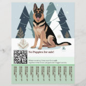 German Shepherd Dog Flyer  チラシ (正面)