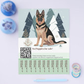 German Shepherd Dog Flyer  チラシ (シングル)