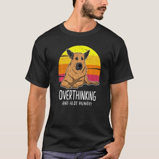 German Shepherd Dog Gsd Sunset 10 Tシャツ (正面)