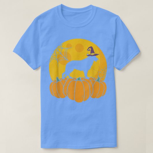 German Shepherd Dog Halloween Funny Tシャツ (デザイン正面)