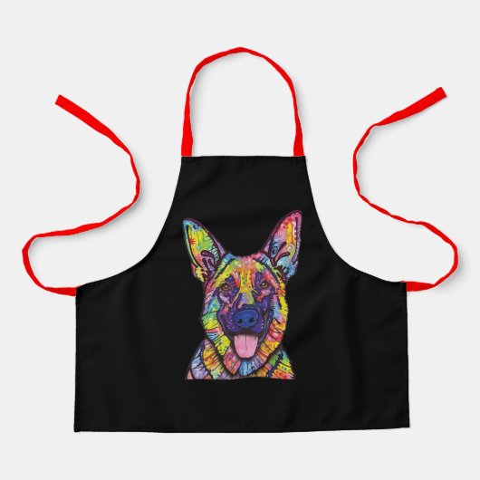 German Shepherd Dog Lovers エプロン (正面)
