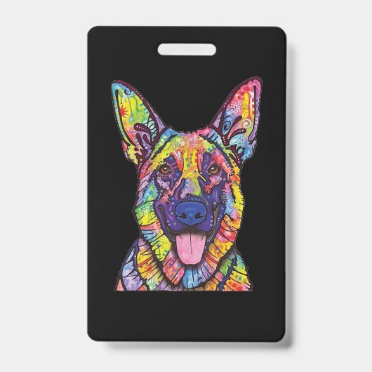 German Shepherd Dog Lovers バッジ (正面)