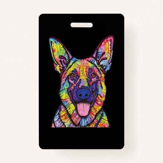 German Shepherd Dog Lovers バッジ (正面)