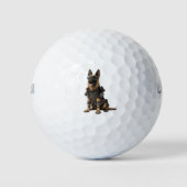 German Shepherd Dog Lovers Golf Balls ゴルフボール (正面)
