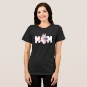 German Shepherd Dog Mom トライブレンドＴシャツ (正面全面)