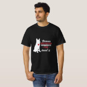 german shepherd dog owner gift tシャツ (正面フル)