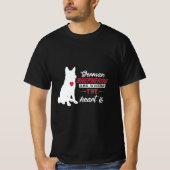 german shepherd dog owner gift tシャツ (正面)