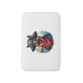 German Shepherd Dog Pirate Copy バスマット (正面縦)