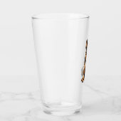 German Shepherd Dog Smiling タンブラーグラス (右)