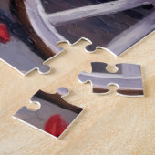 German Shepherd Dog Valentine's Day  ジグソーパズル (側面)