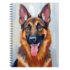 German Shepherd | Dog Watercolor Pet  ノートブック