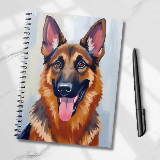 German Shepherd | Dog Watercolor Pet ノートブック