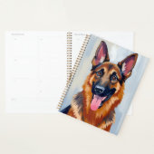 German Shepherd | Dog Watercolor Pet  プランナー手帳 (ディスプレー)