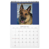 GERMAN SHEPHERD DOGS – ページ独身のカレンダー カレンダー (2月 2027)