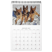 GERMAN SHEPHERD DOGS – ページ独身のカレンダー カレンダー (1月 2027)