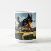 German Shepherd Elegant Coffee Mug コーヒーマグカップ (中央)