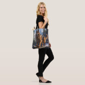 German Shepherd Elegant Shoulder Tote Bag トートバッグ (モデル)