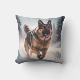 German Shepherd Elegant Throw Pillow クッション