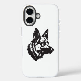 German Shepherd Face iPhone Case iPhone 16ケース