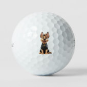 German Shepherd Golf Balls ゴルフボール (正面)