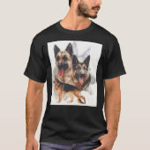 German Shepherd Grouping Tシャツ (正面)