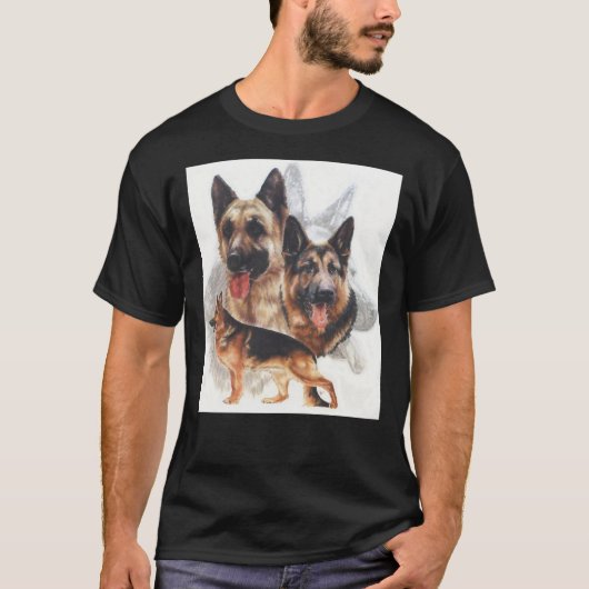 German Shepherd Grouping Tシャツ (正面)
