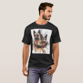 German Shepherd Grouping Tシャツ (正面フル)