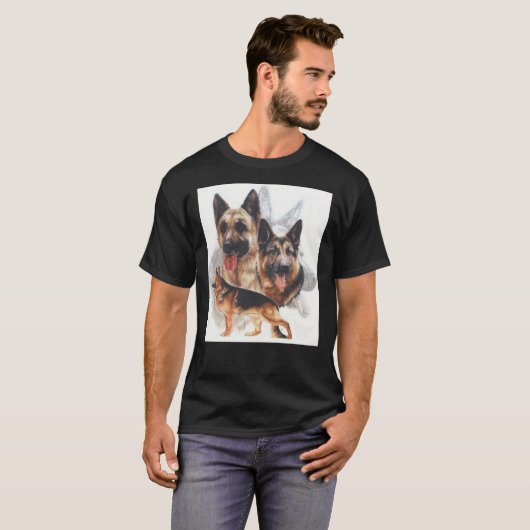 German Shepherd Grouping Tシャツ (正面フル)