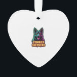 German Shepherd GSD Shep Zombie Dog Halloween Esse オーナメント<br><div class="desc">German Shepherd GSD Shep Zombie Dog Halloween Essential T-Shirt_2</div>