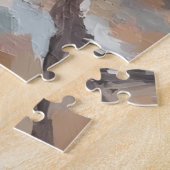 German Shepherd Guardian of Christmas Gifts ジグソーパズル (側面)