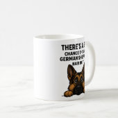 German Shepherd Hair In Everything Dog Owner Humor コーヒーマグカップ (正面右)