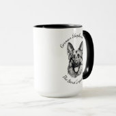 German Shepherd Hair Is the Secret Ingredient Mug マグカップ (正面右)