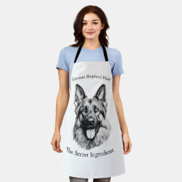 German Shepherd Hair the Secret Ingredient Apron エプロン