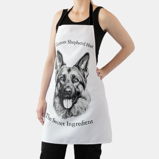 German Shepherd Hair the Secret Ingredient Apron エプロン (インサイチュ)
