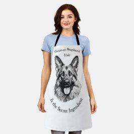 German Shepherd Hair the Secret Ingredient Apron エプロン