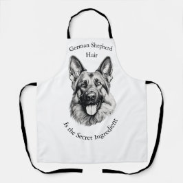 German Shepherd Hair the Secret Ingredient Apron エプロン