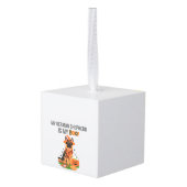 German Shepherd Halloween Costume  My German Sheph キューブオーナメント (裏面アングル)