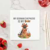 German Shepherd Halloween Costume My German Sheph スタンダードランチョンナプキン (インサイチュ)
