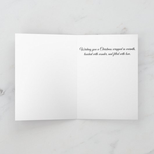 German Shepherd Holiday Card シーズンカード (内部)